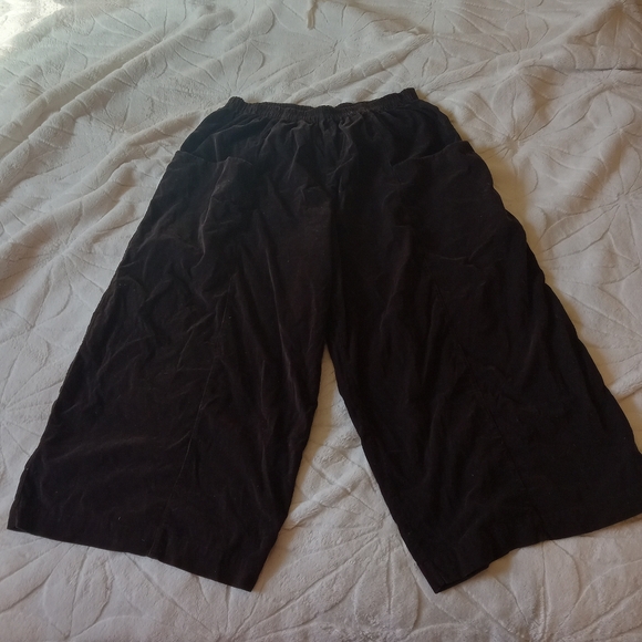 Elemente Clemente Dark Brown Super Wide-Leg Pants W Pockets - Picture 1 of 2